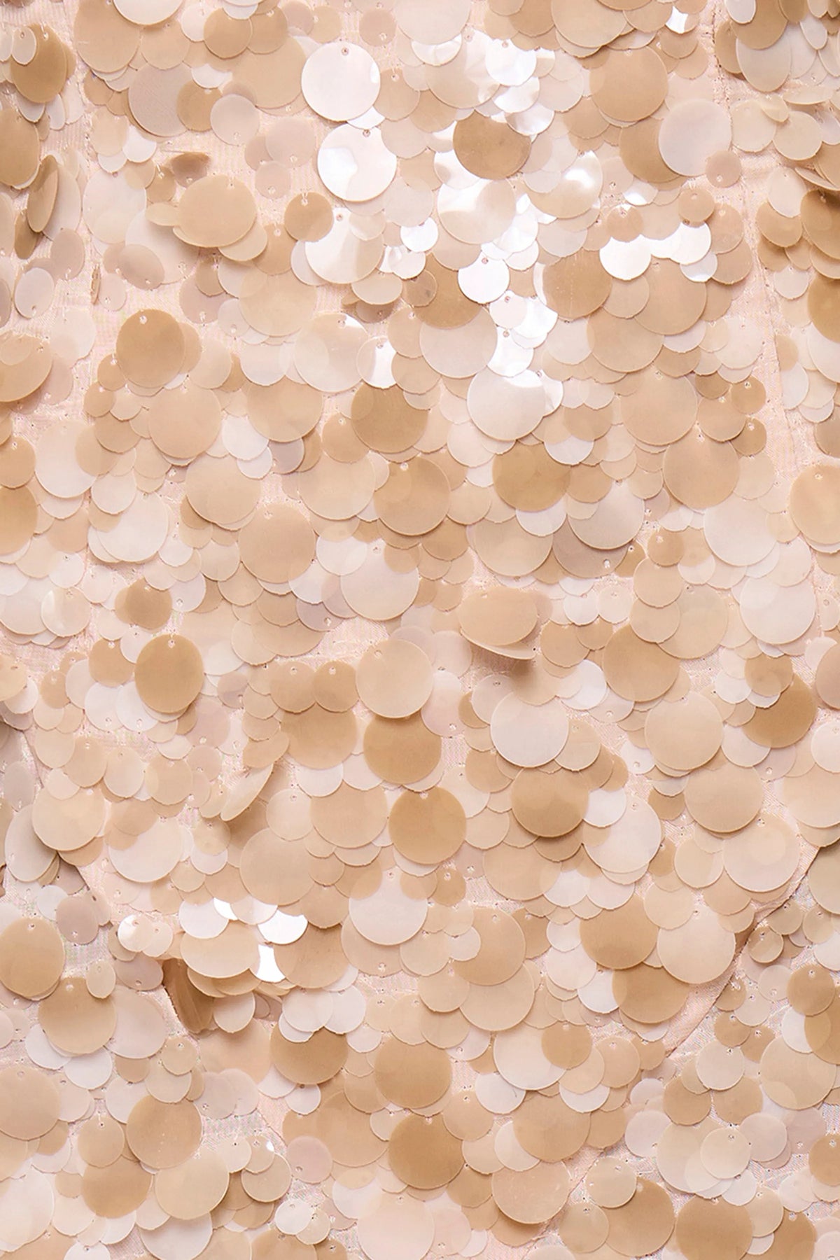 Taupe Sequin Maxi Dress