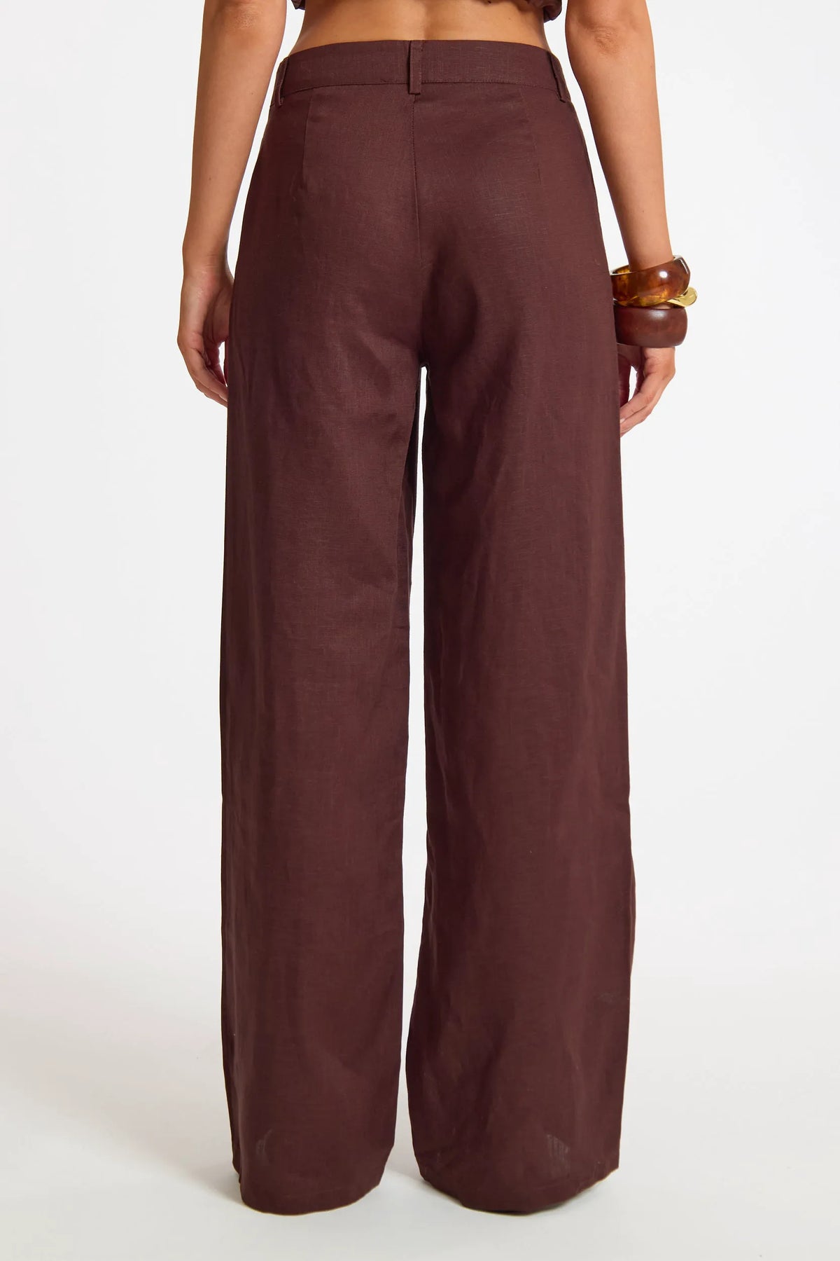 Linen Wide Leg Trouser