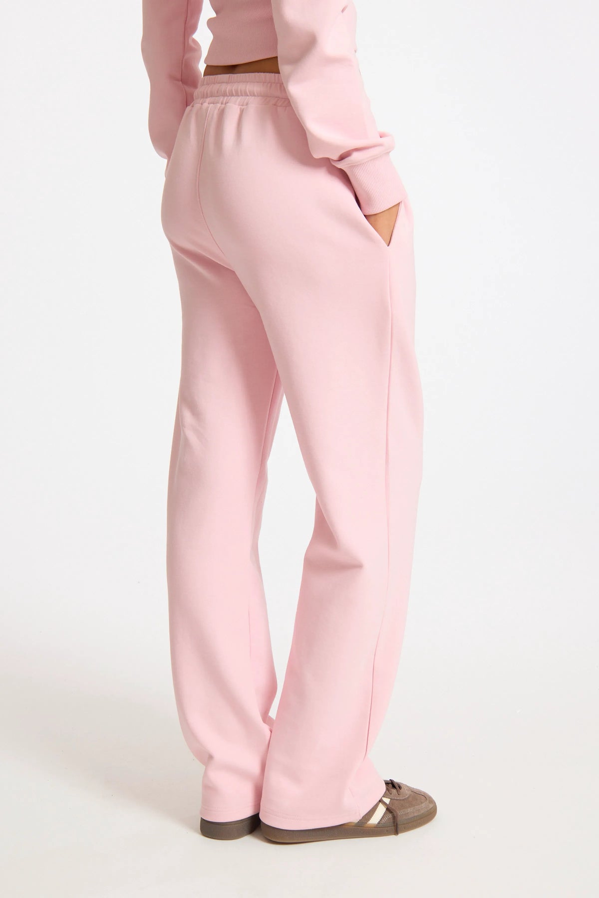 Pink Straight Leg Joggers