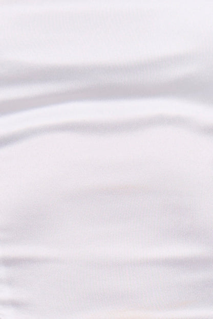 White Halter Neck Top