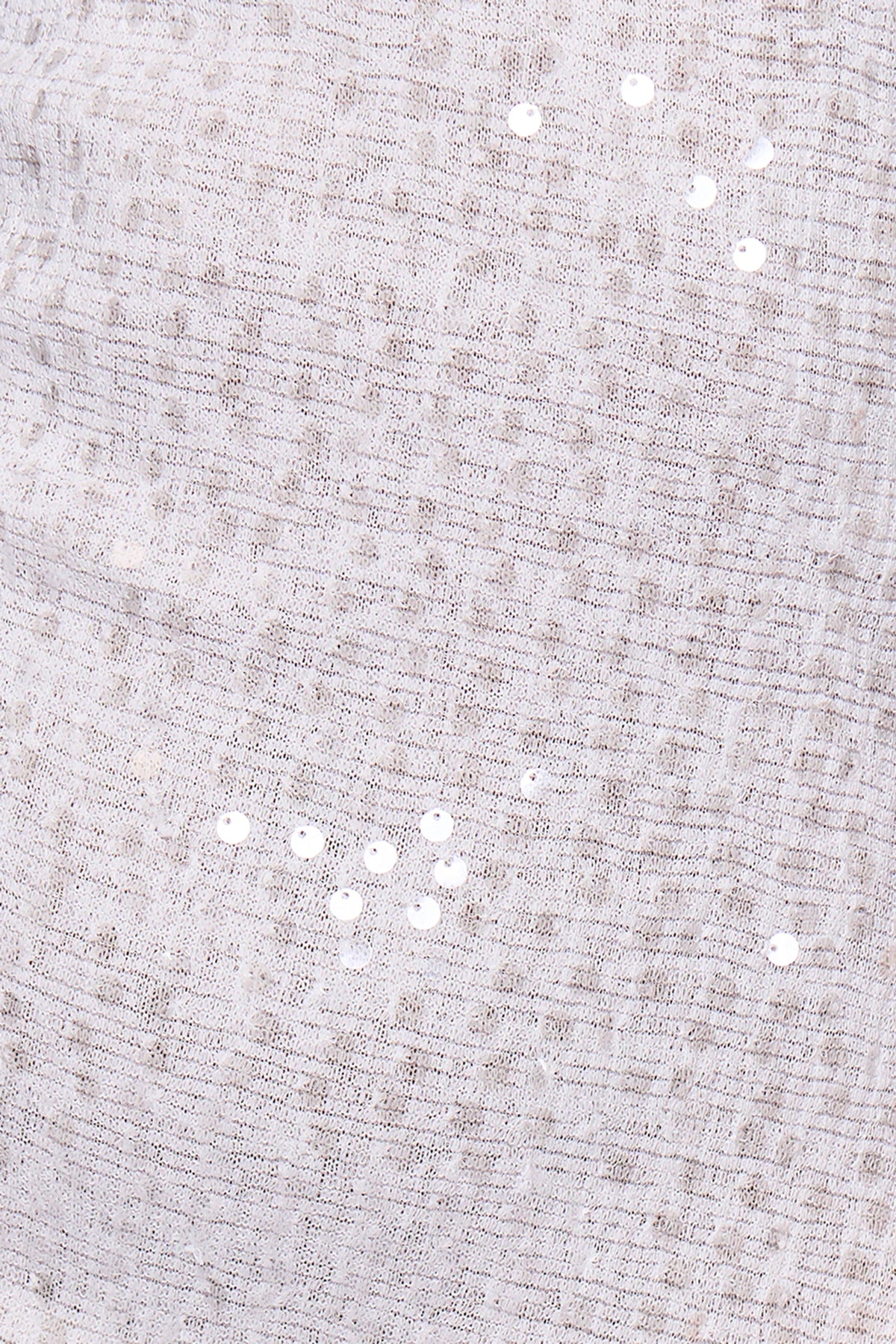 White Sequin Midi Dress