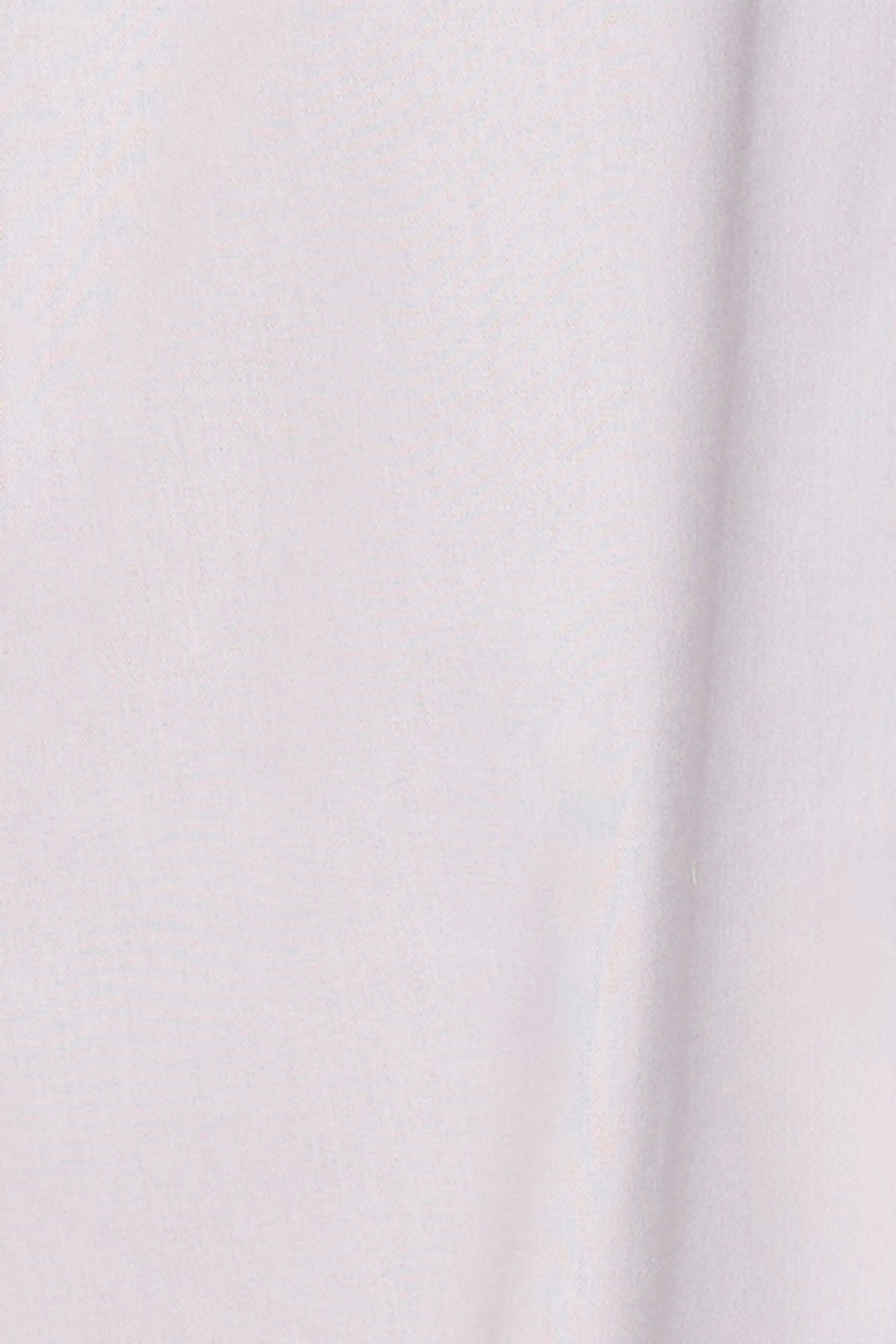 White Linen Blend Wide Trouser