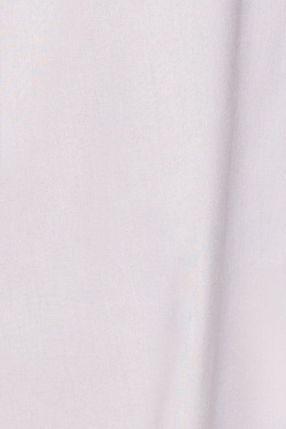White Linen Blend Wide Trouser