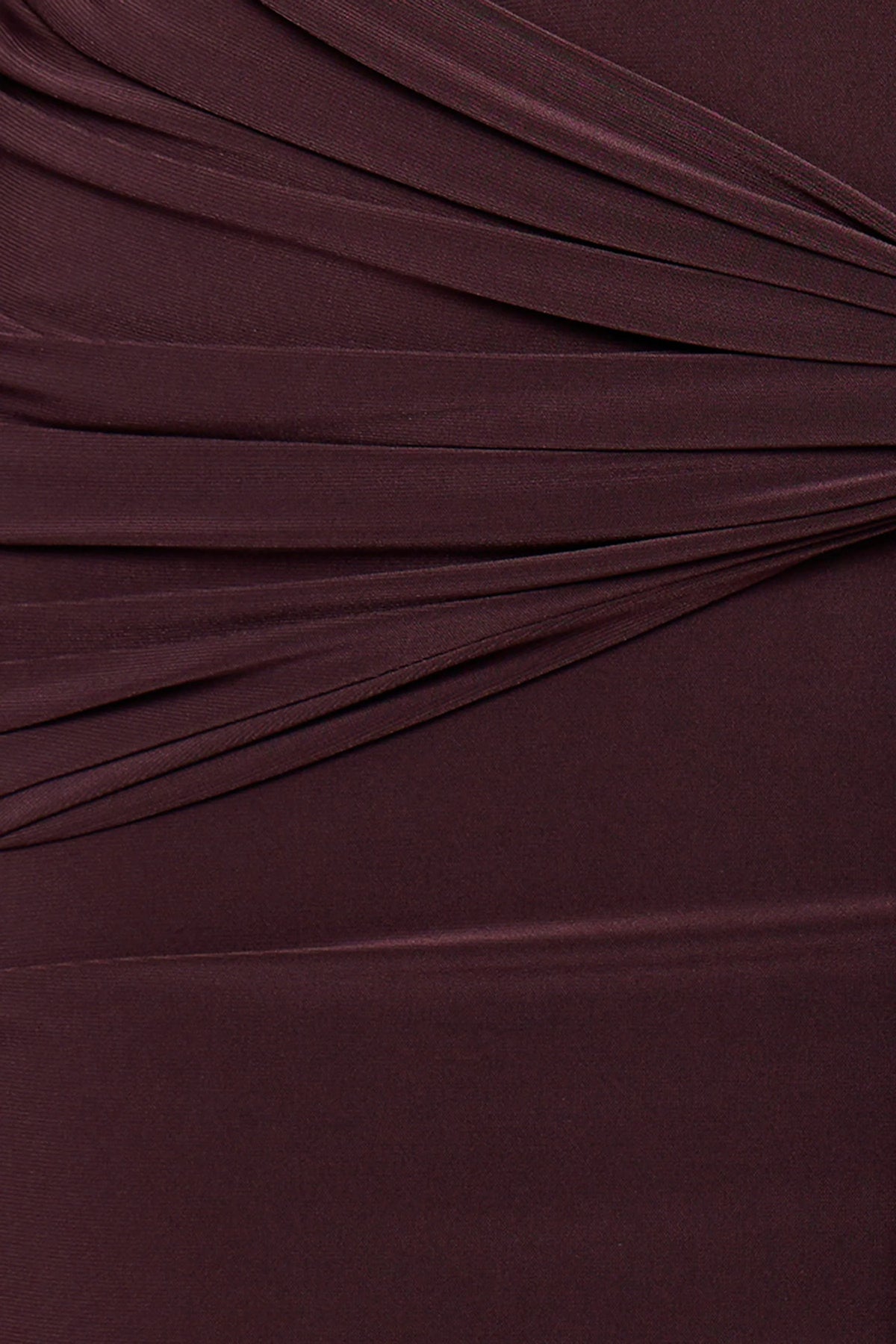 Chocolate Drape Mini Dress