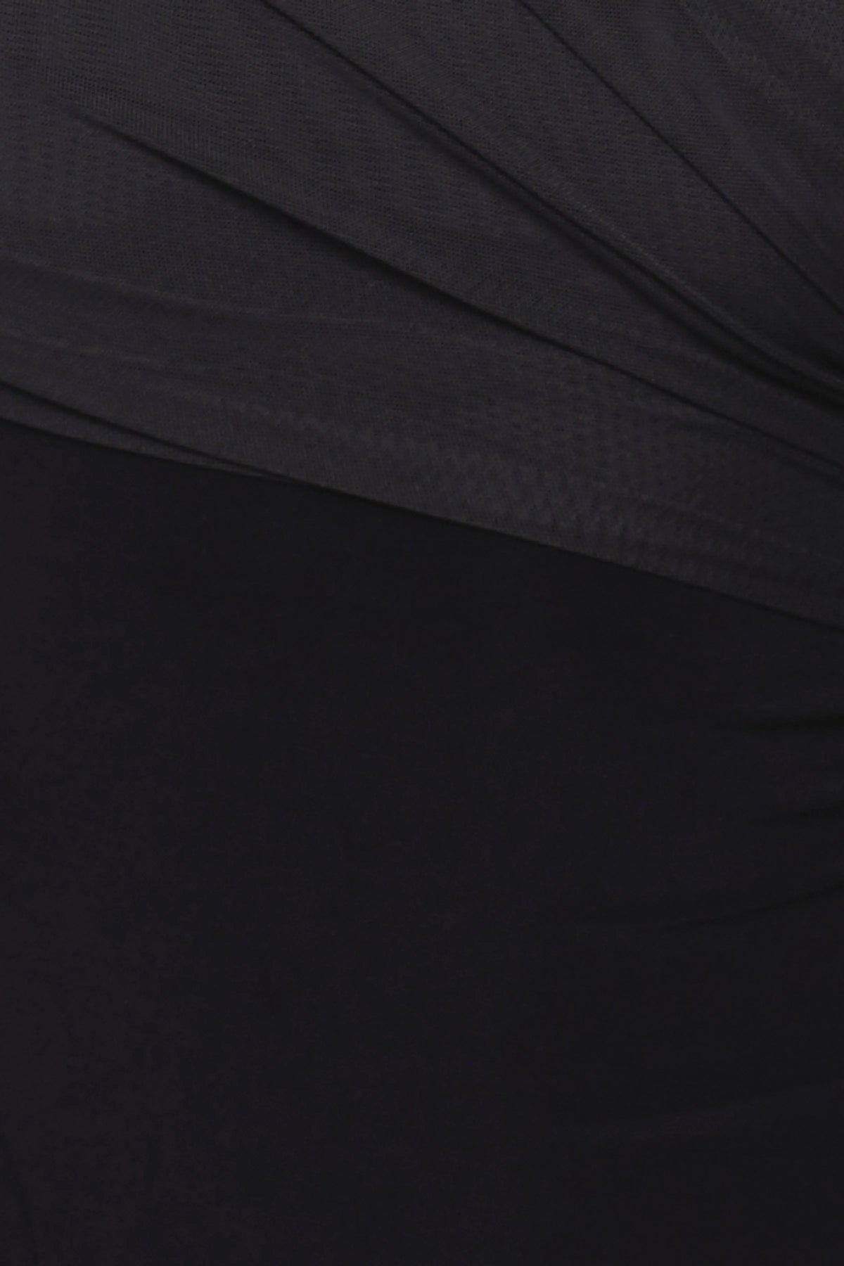 Black One Shoulder Mini Dress