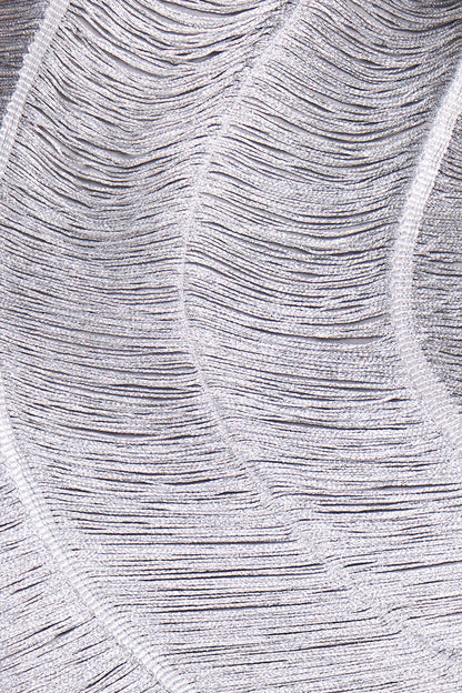 Silver Tassel Maxi Dress